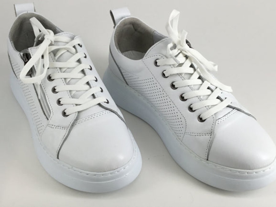 European Footwear Tango's Shoes | Via Nova Hinky White