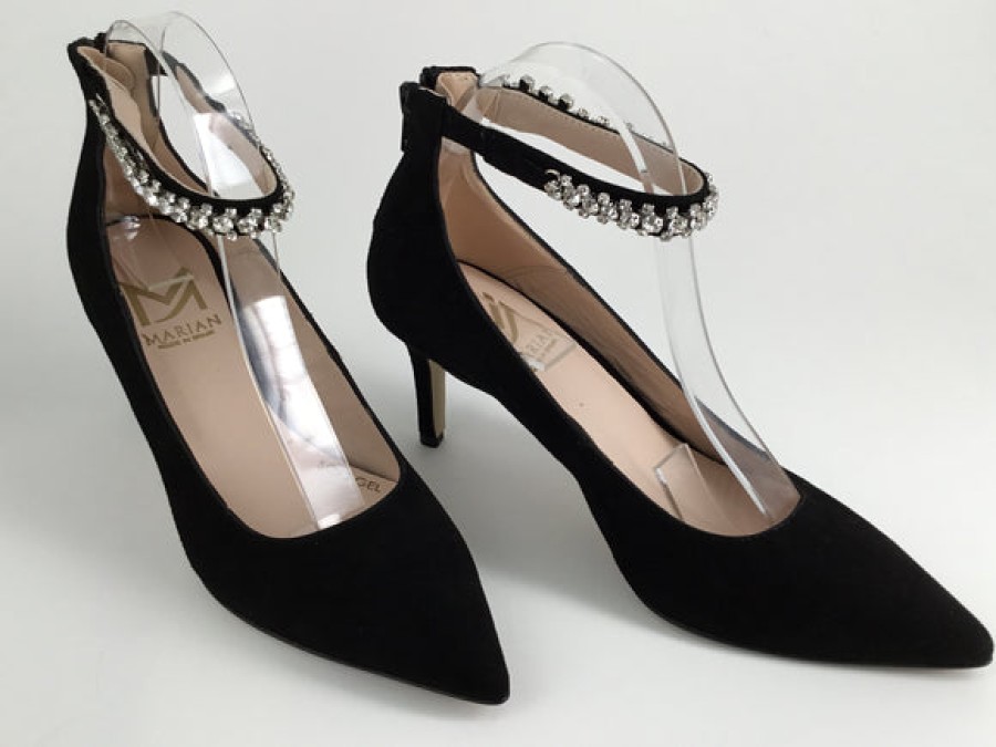 Winter Tango's Shoes | Marian Alya Black Suede