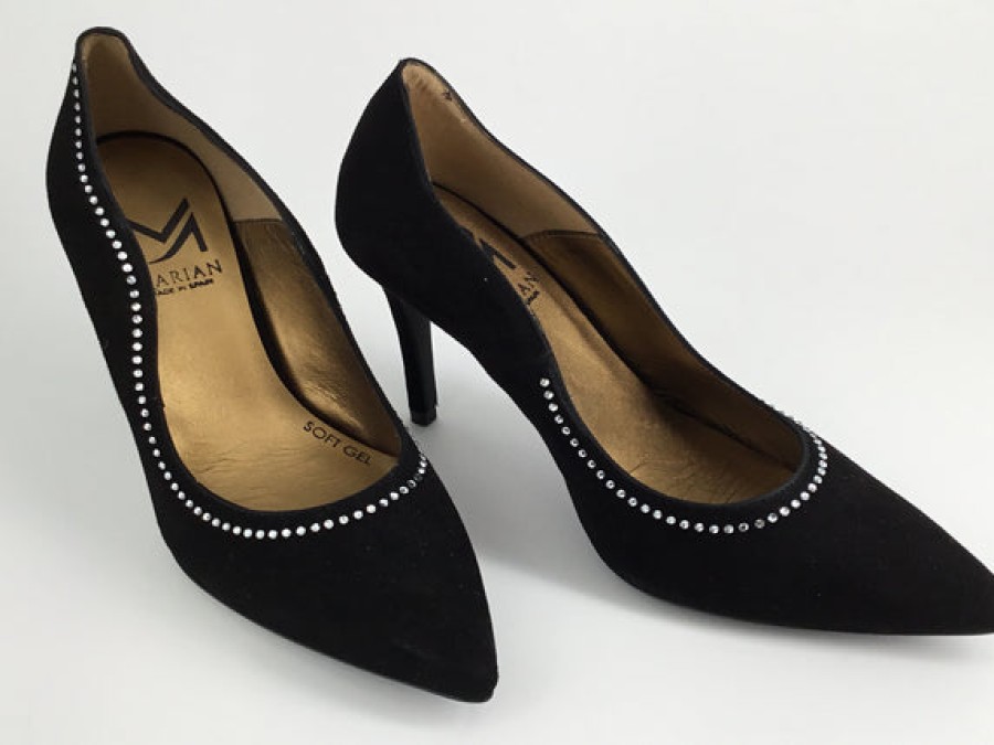 Winter Tango's Shoes | Marian Avani Black Suede