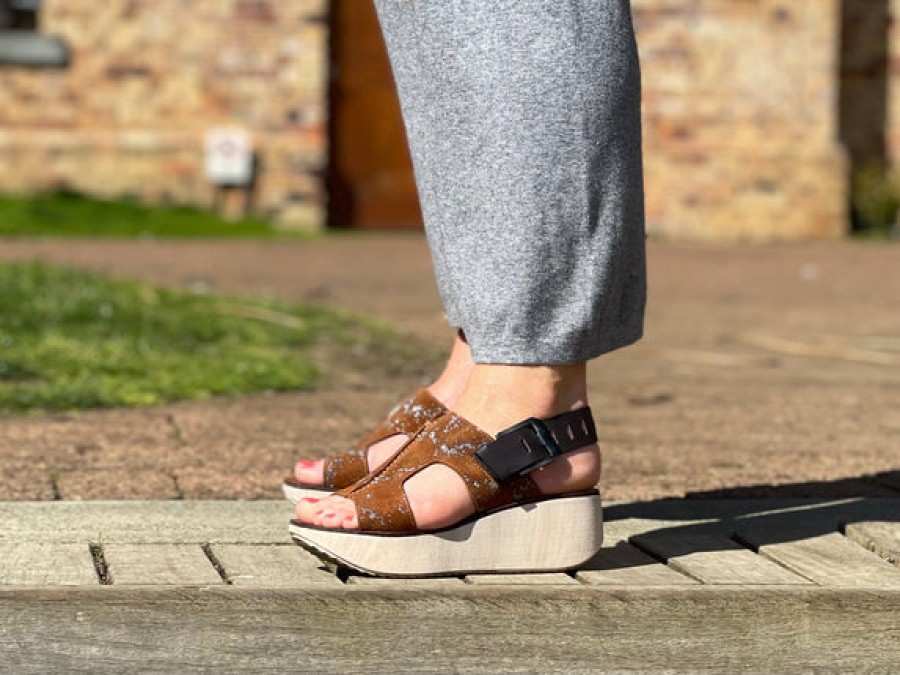 Sandals Tango's Shoes | Lilimill Tu. Available In 2 Colours. Brown