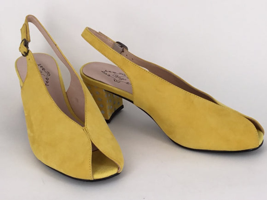 Special Occasion Tango's Shoes | Vago Janet Yellow