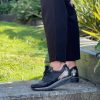 Orthotic Friendly Tango's Shoes | Laura Bellariva Leila Black/Metal