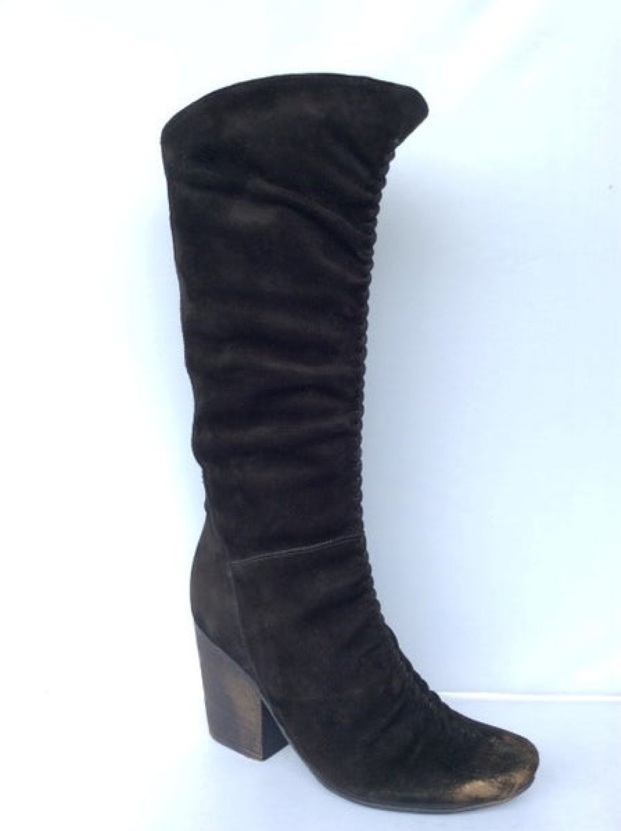 Full Length Boots Tango's Shoes | Papucei Halton Black