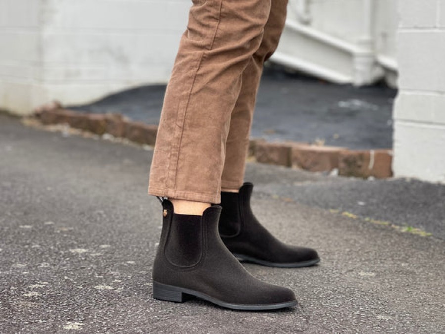 Designer Rain Boots Tango's Shoes | Lemon Jelly Velvety Available In 3 Colours