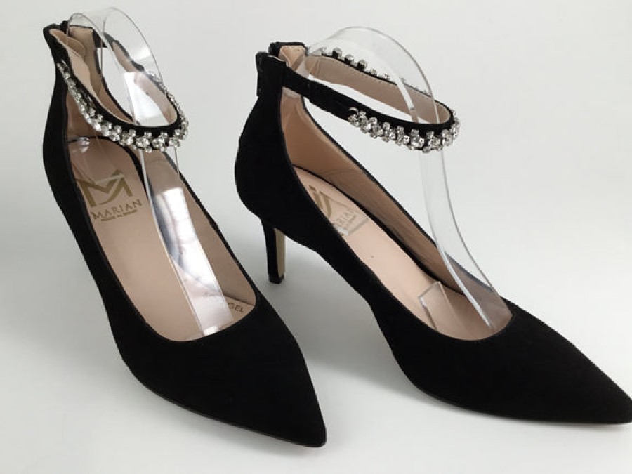 Special Occasion Tango's Shoes | Marian Alya Black Suede