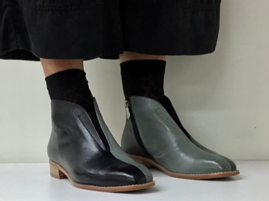 Ankle Boots Tango's Shoes | Via Nova Liam Black/Grey