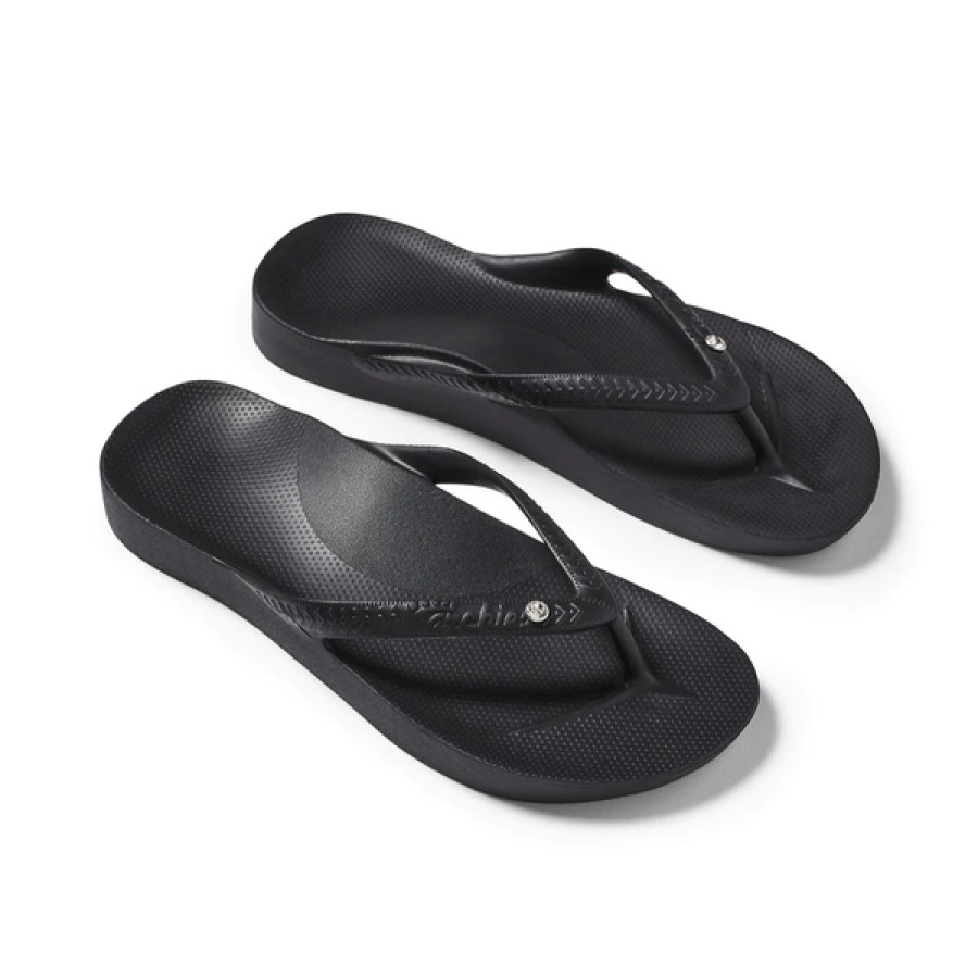 Sandals Tango's Shoes | Archies Jandals Crystal Black