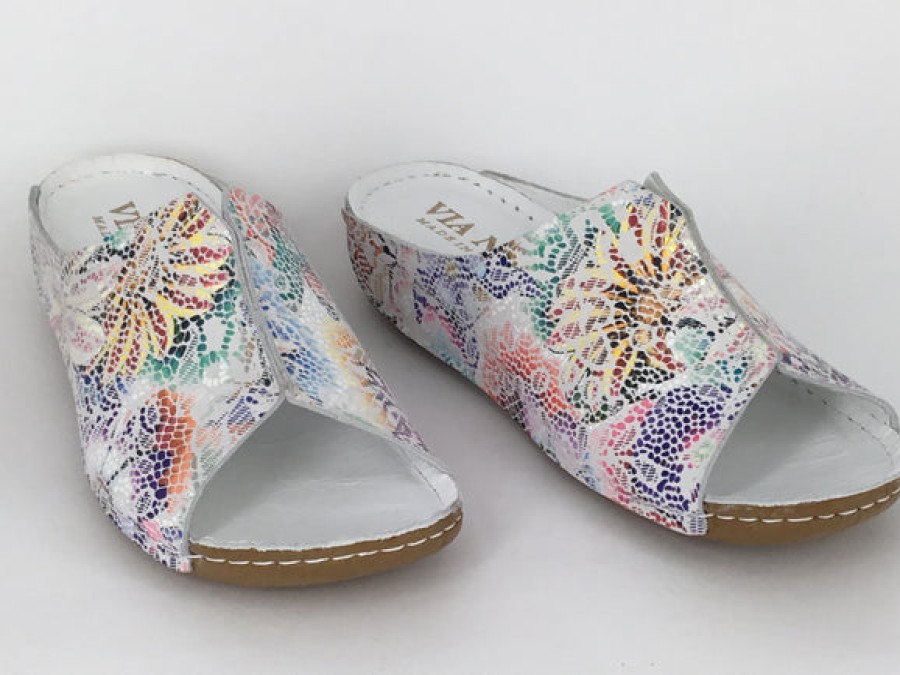 Summer Tango's Shoes | Via Nova Megan White Floral