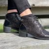 Orthotic Friendly Tango's Shoes | Aco Comfort Endless Black