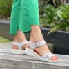 Wedges Tango's Shoes | Via Nova Gilmore White Multi