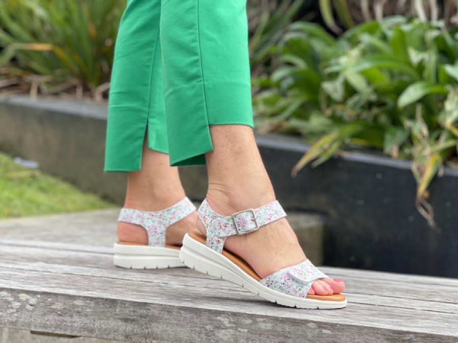 Wedges Tango's Shoes | Via Nova Gilmore White Multi